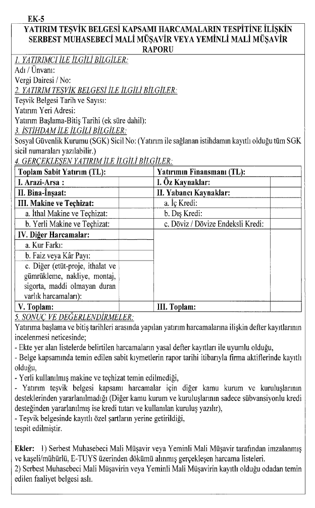 Yatırımlarda Devlet Yardımları Tebliği 2025/1 Kapsamında Tamamlama Vizesi Süreci ve Gerekli Belgeler