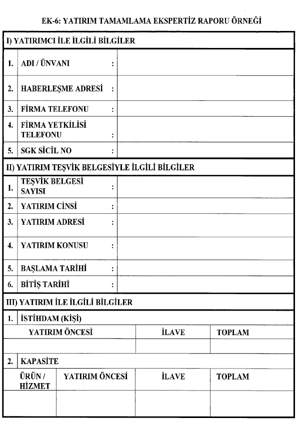 Yatırımlarda Devlet Yardımları Tebliği 2025/1 Kapsamında Tamamlama Vizesi Süreci ve Gerekli Belgeler